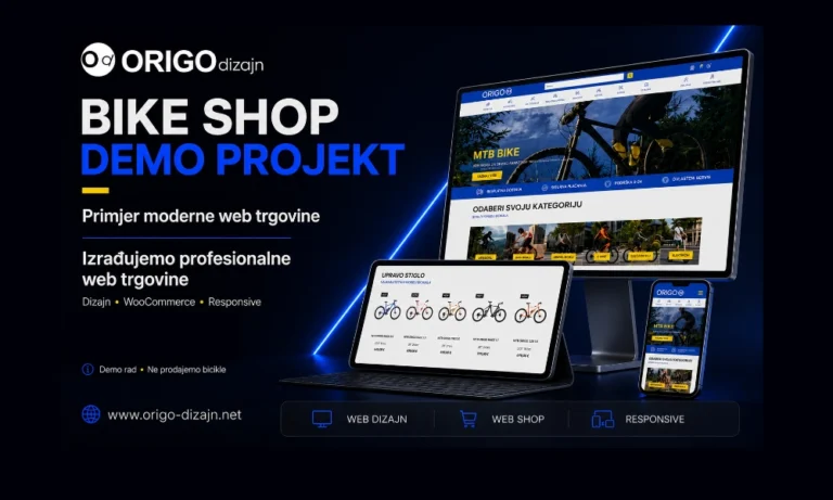 Bike shop demo web shop